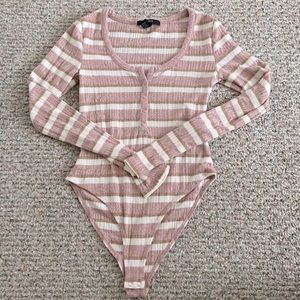 Forever 21 sweater bodysuit XS
